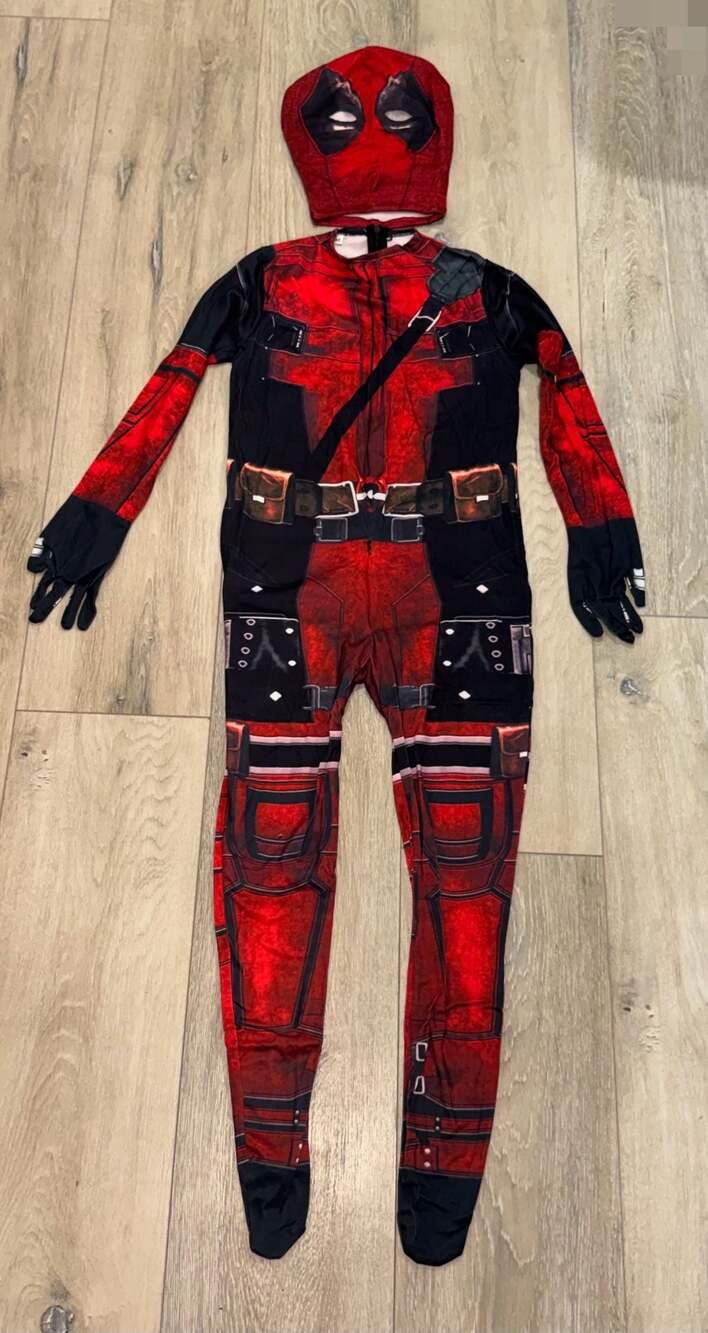 Deadpool-Inspired Kids Superhero Costume - Red